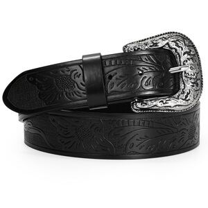Adjustable Vintage Western Belts For Women Men Cowboy Cowgirl Belt Engraved🤓